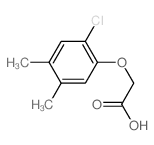 Acetic acid,2-(2-chloro-4,5-dimethylphenoxy)- structure