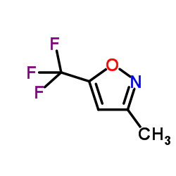 Isoxazole, 3-methyl-5-(trifluoromethyl)- (9CI) Structure