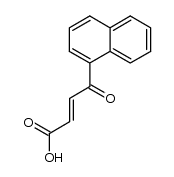 4-[1]naphthyl-4-oxo-crotonic acid结构式