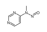 Pyrimidine, 4-(methylnitrosamino)- (8CI) Structure