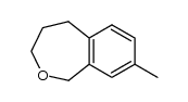 1,3,4,5-tetrahydro-8-methyl-2-benzoxepin Structure