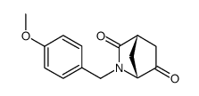 (1R,4S)-2-(p-Methoxybenzyl)-2-azabicylo(2.2.1)heptane-3,6-dione结构式