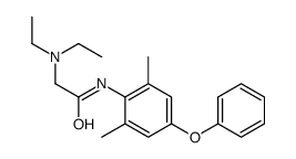 2-(diethylamino)-N-(2,6-dimethyl-4-phenoxyphenyl)acetamide结构式