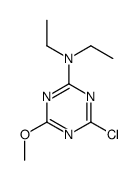 4-chloro-N,N-diethyl-6-methoxy-1,3,5-triazin-2-amine结构式