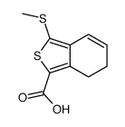 4,5-DIHYDRO-1-(METHYLTHIO)BENZO(C)THIOPHENE-3-CARBOXYLIC ACID structure