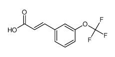 (E)-3-(3-三氟甲氧基苯基)-2-丙烯酸结构式