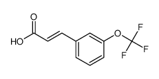 3-(TRIFLUOROMETHOXY)CINNAMIC ACID structure