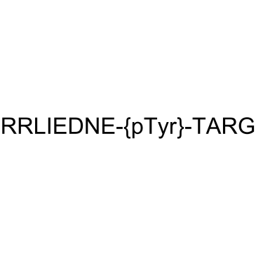 pp60 (v-SRC) Autophosphorylation Site, Phosphorylated结构式