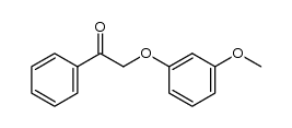 α-(3-methoxyphenoxy)acetophenone结构式