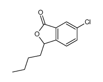 3-butyl-6-chloro-3H-2-benzofuran-1-one Structure