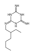 2-N-(2-ethylhexyl)-1,3,5-triazine-2,4,6-triamine结构式