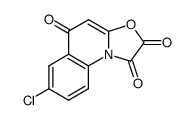 7-chloro-5H-oxazolo[3,2-a]quinoline-1,2,5-trione Structure