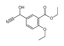 ethyl 5-[cyano(hydroxy)methyl]-2-ethoxybenzoate Structure