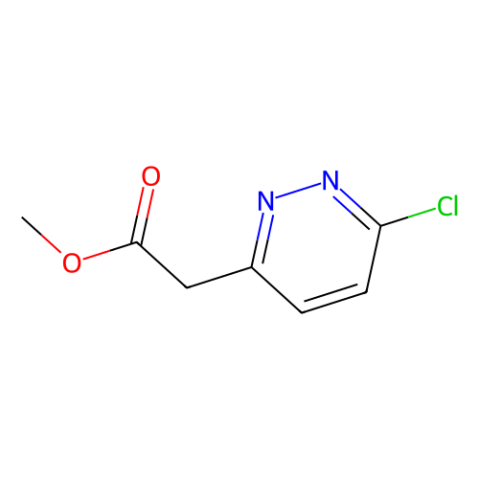 Methyl (6-chloro-3-pyridazinyl)acetate Structure