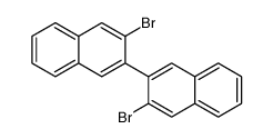 2-bromo-3-(3-bromonaphthalen-2-yl)naphthalene结构式