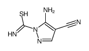 1H-Pyrazole-1-carbothioamide,5-amino-4-cyano-(9CI) picture