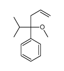 (3-methoxy-2-methylhex-5-en-3-yl)benzene结构式