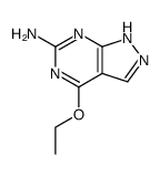 4-Ethoxy-1H-pyrazolo[3,4-d]pyrimidin-6-ylamine结构式