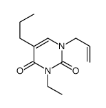 3-ethyl-1-prop-2-enyl-5-propylpyrimidine-2,4-dione Structure