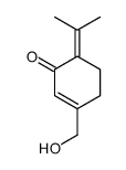 2-Cyclohexen-1-one,3-(hydroxymethyl)-6-(1-methylethylidene)-(9CI)结构式