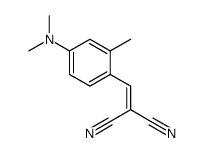 2-[[4-(dimethylamino)-2-methylphenyl]methylidene]propanedinitrile Structure