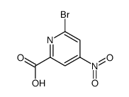 6-Bromo-4-nitropicolinic acid structure