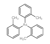 Arsine,tris(2-methylphenyl)-结构式