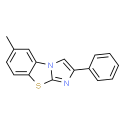 6-METHYL-2-PHENYLIMIDAZO[2,1-B]BENZOTHIAZOLE Structure