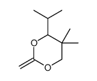 1,3-Dioxane,5,5-dimethyl-2-methylene-4-(1-methylethyl)-(9CI) Structure