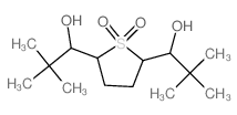 2,5-Thiophenedimethanol,a2,a5-bis(1,1-dimethylethyl)tetrahydro-, 1,1-dioxide Structure