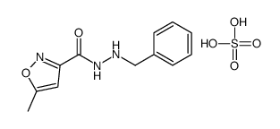 benzyl-[(5-methyl-1,2-oxazole-3-carbonyl)amino]azanium,hydrogen sulfate Structure