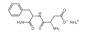 α-aspartyl phenylalaninamide ammonium salt Structure