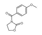 3-(4-Methoxybenzoyl)-2-oxazolidinone结构式