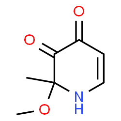 3,4-Pyridinedione,1,2-dihydro-2-methoxy-2-methyl-(9CI) Structure