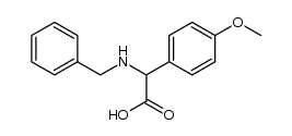 2-(benzylamino)-2-(4-methoxyphenyl)acetic acid Structure