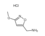 5-aminomethyl-3-methoxyisoxazole hydrochloride Structure
