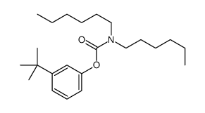 N,N-Dihexylcarbamic acid 3-tert-butylphenyl ester Structure