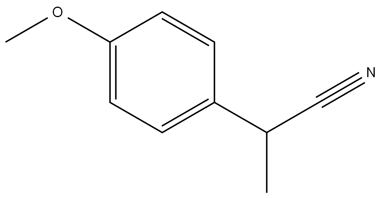 Benzeneacetonitrile, 4-methoxy-α-methyl-结构式