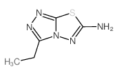 3-Ethyl[1,2,4]triazolo[3,4-b][1,3,4]thiadiazol-6-amine Structure