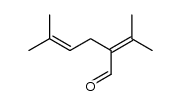 2-isopropylidene-5-methyl-hex-4-enal结构式