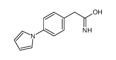 2-(4-pyrrol-1-ylphenyl)acetamide结构式