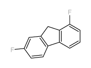 1,7-difluoro-9H-fluorene Structure