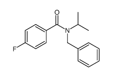 N-Benzyl-4-fluoro-N-isopropylbenzamide structure