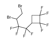 3-(3,4-dibromo-1,1,2,2-tetrafluorobutyl)-1,1,2,2-tetrafluorocyclobutane structure