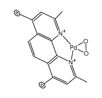 [(bathocuproine)Pd(O2)] Structure