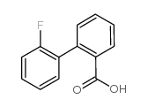 2'-FLUORO-BIPHENYL-2-CARBOXYLIC ACID结构式