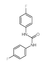 1,3-bis(4-fluorophenyl)urea Structure