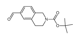 tert-Butyl6-formyl-3,4-dihydroisoquinoline-2(1H)-carboxylate Structure