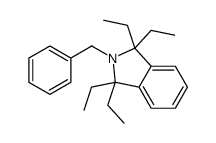 2-benzyl-1,1,3,3-tetraethylisoindole结构式