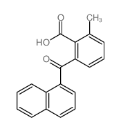 2-methyl-6-(naphthalene-1-carbonyl)benzoic acid结构式